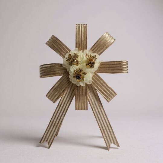 Bohça Süsü Cappuccino- Krem Lazer Güllü - 2