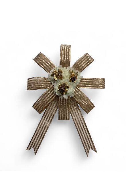 Bohça Süsü Cappuccino- Krem Lazer Güllü - 3