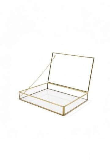 Cam Çikolata Kutusu Gold 20*30*4CM Ayaksız - 3