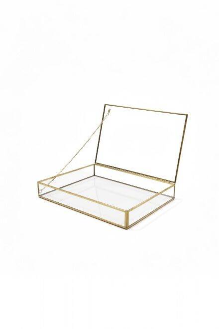 Cam Çikolata Kutusu Gold 20*30*4CM Ayaksız - 3