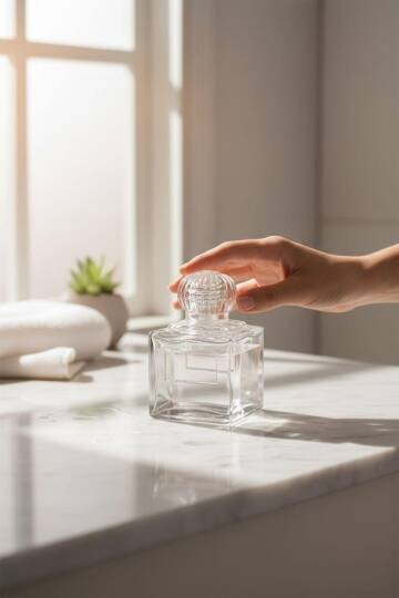 Cam Kolonya Şişesi Kare Delux Koli:165 Adet ZMT-852 - 3