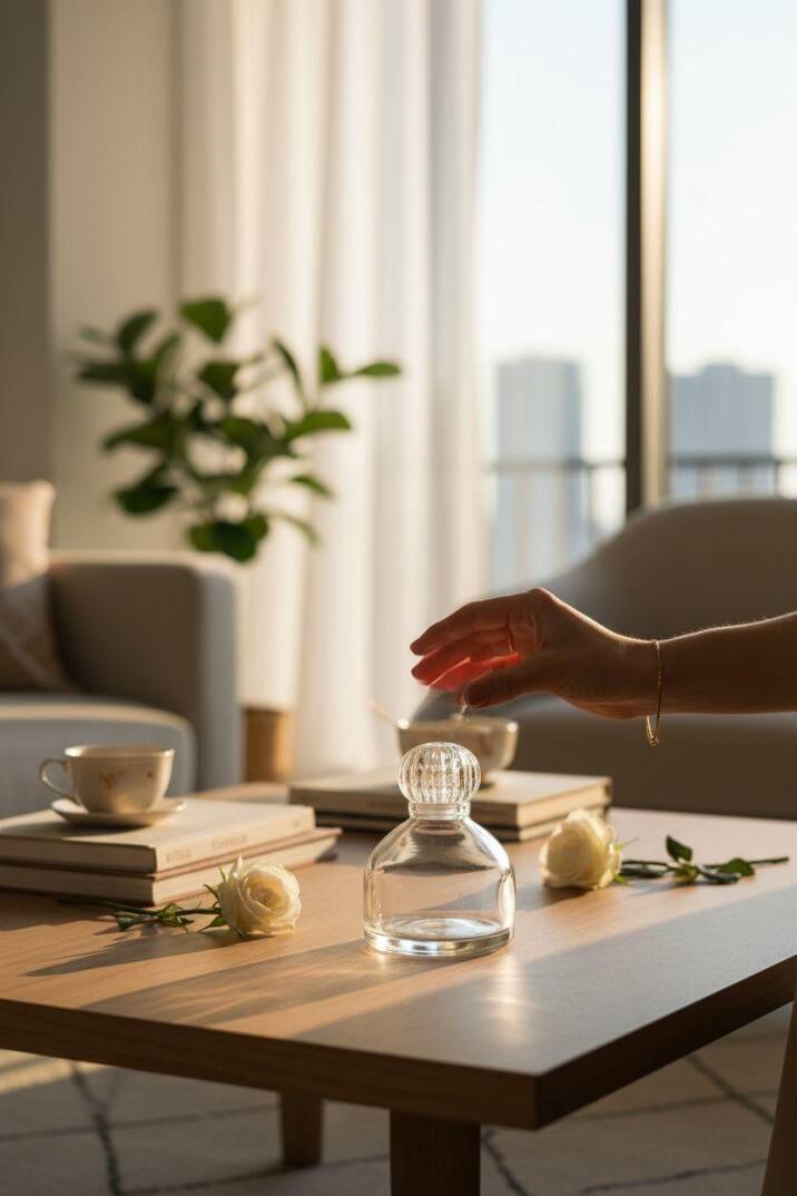 Cam Kolonya Şişesi Yarım Küre Adet ZMT-84 - 3