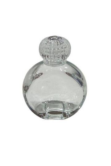 Cam Kolonya Şişesi Yassı Yuvarlak Adet ZMT-83 - 3