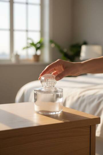 Cam Kolonya Şişesi Yuvarlak Silindir Adet ZMT-87 - 3