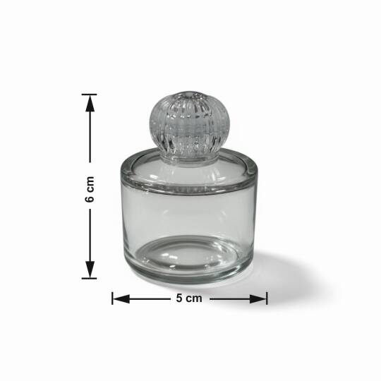 Cam Kolonya Şişesi Yuvarlak Silindir Koli:162 Adet ZMT-87
