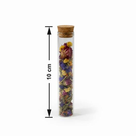 Cam Tüp Şişe 10 Cm Koli:366 Adet ZMT-89