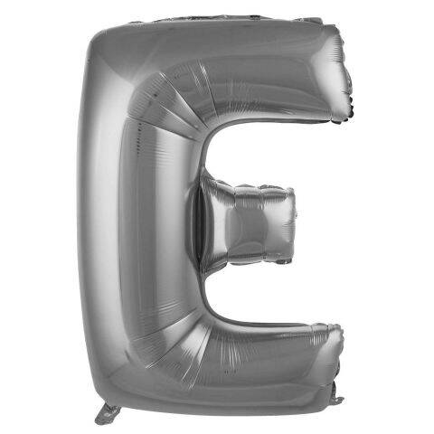 E-Harf 40 inç Folyo Gümüş Balon 100 Cm - 1