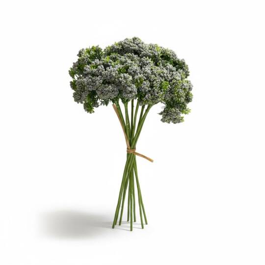 Renkli Tomurcuk Plastik Borulu 9 Kafa Açık Gri ZMT-812