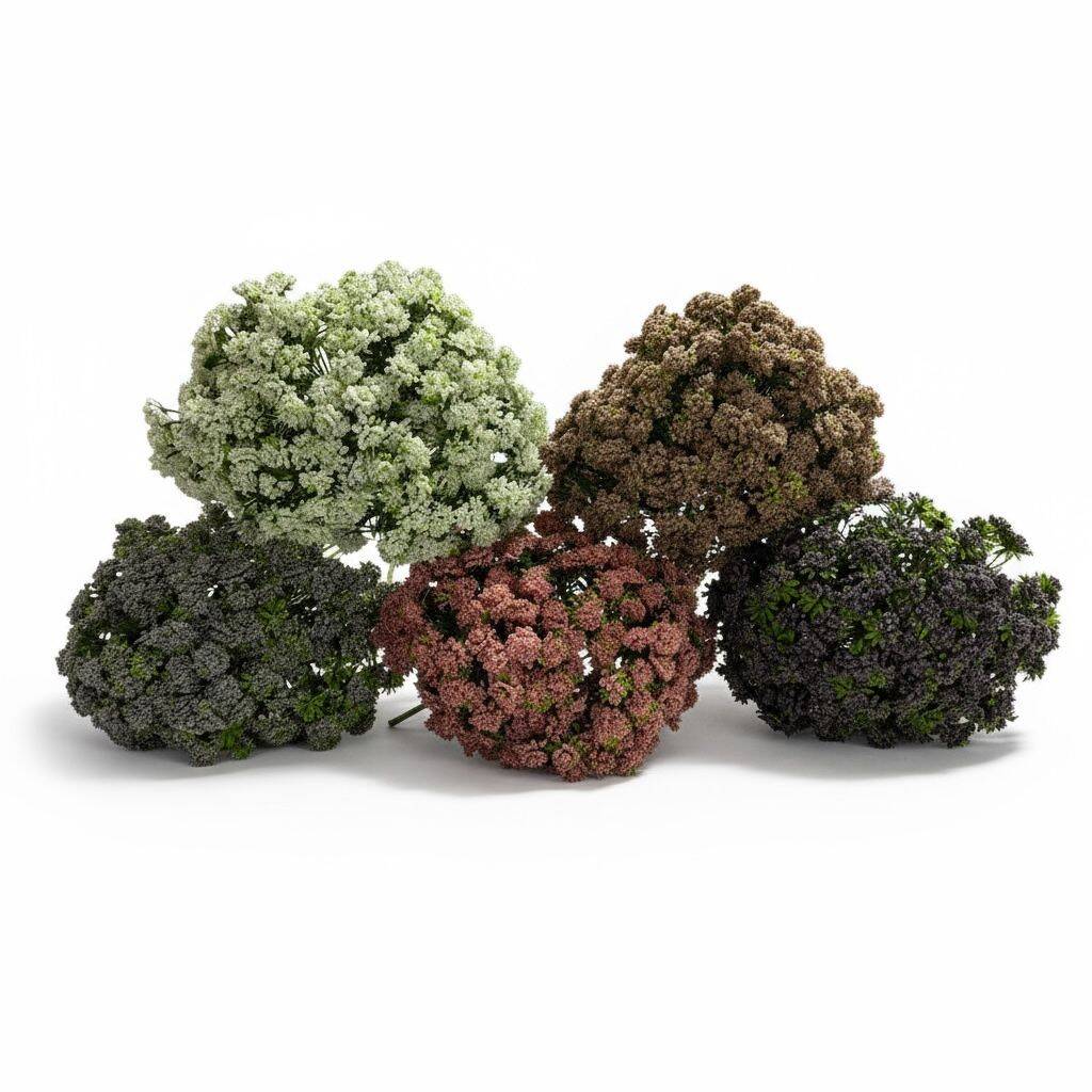 Renkli Tomurcuk Plastik Borulu 9 Kafa Antrasit ZMT-812 - 3