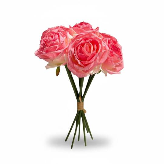 Yapay Gül Plastik Borulu 7 Kafa Pembe ZMT-821