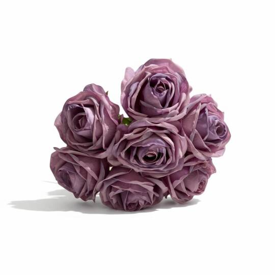 Yapay Gül Plastik Borulu 7 Kafa Lila ZMT-821