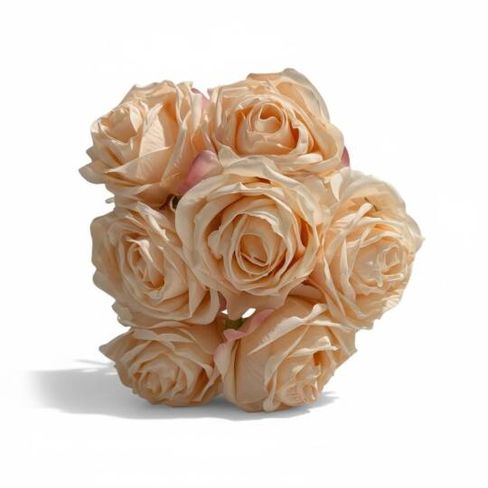 Yapay Gül Plastik Borulu 7 Kafa Pudra ZMT-821 - 3