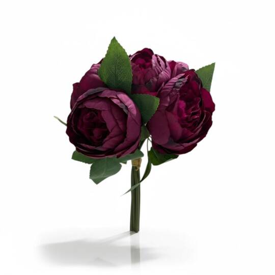 Yapay İri Şakayık Plastik Borulu 7 Kafa Mürdüm ZMT-829