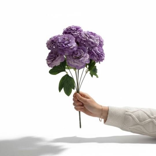 Yapay Karanfil 9 Kafa Lila ZMT-904