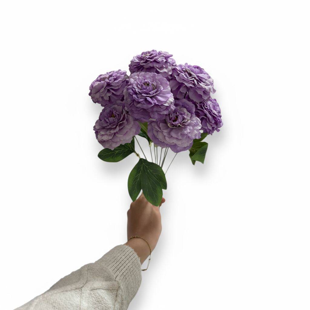 Yapay Karanfil 9 Kafa Lila ZMT-904 - 2