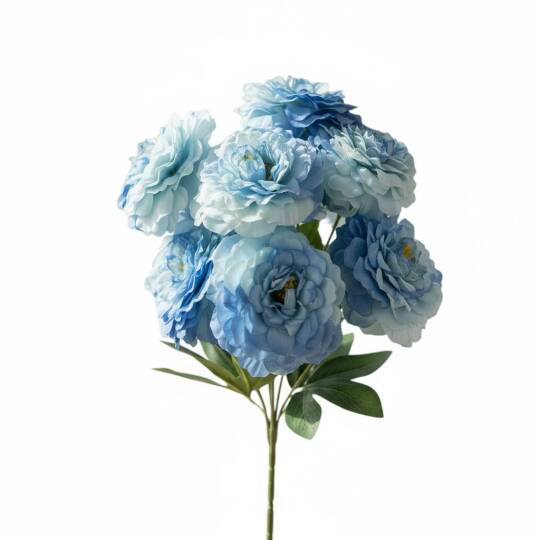 Yapay Karanfil 9 Kafa Mavi ZMT-904